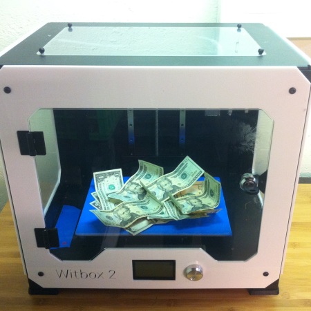 3d printing money machine